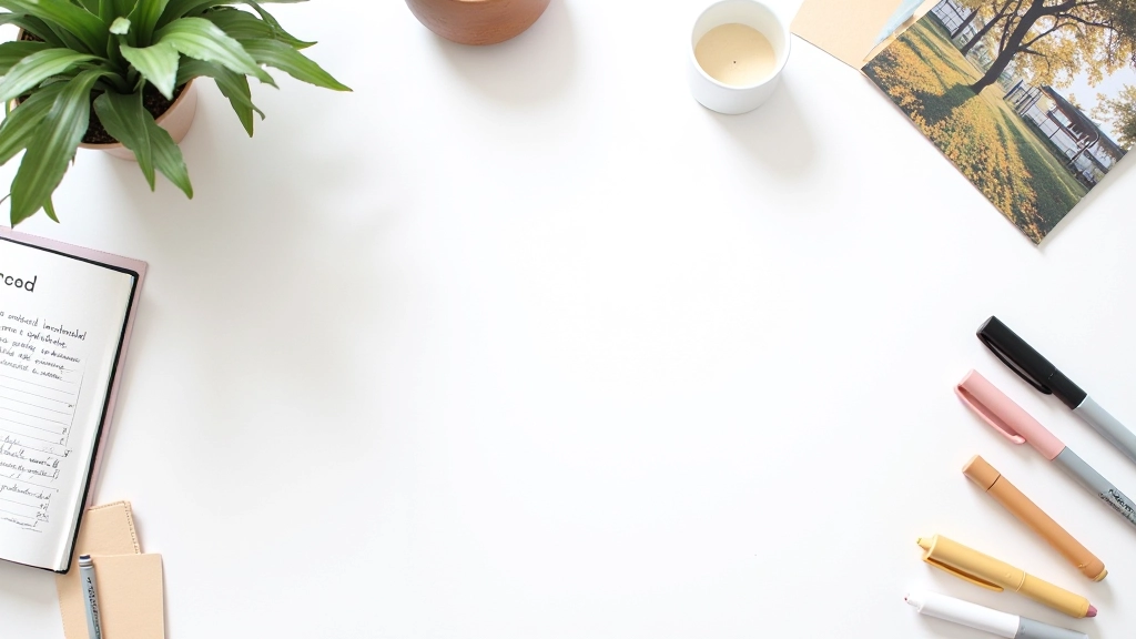 Vision board avec des images inspirantes et des citations